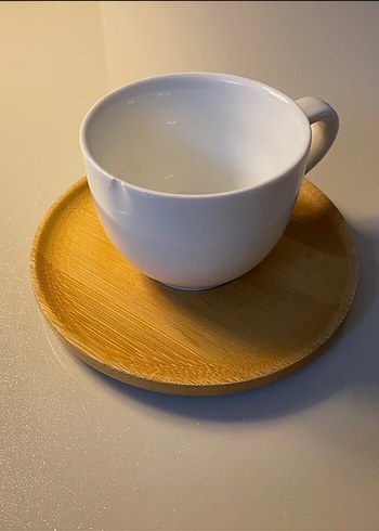 Bambu altlıklı 6lı kahve fincanı takımı - Görsel 6