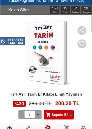 Limit Yayınları TYT AYT Coğrafya ve Tarih El Kitabı - Görsel 4