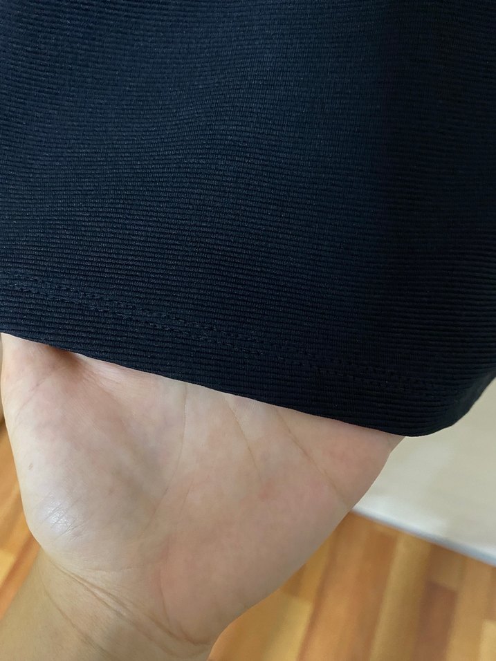 Kısa Kollu Siyah Elbise - Görsel 5