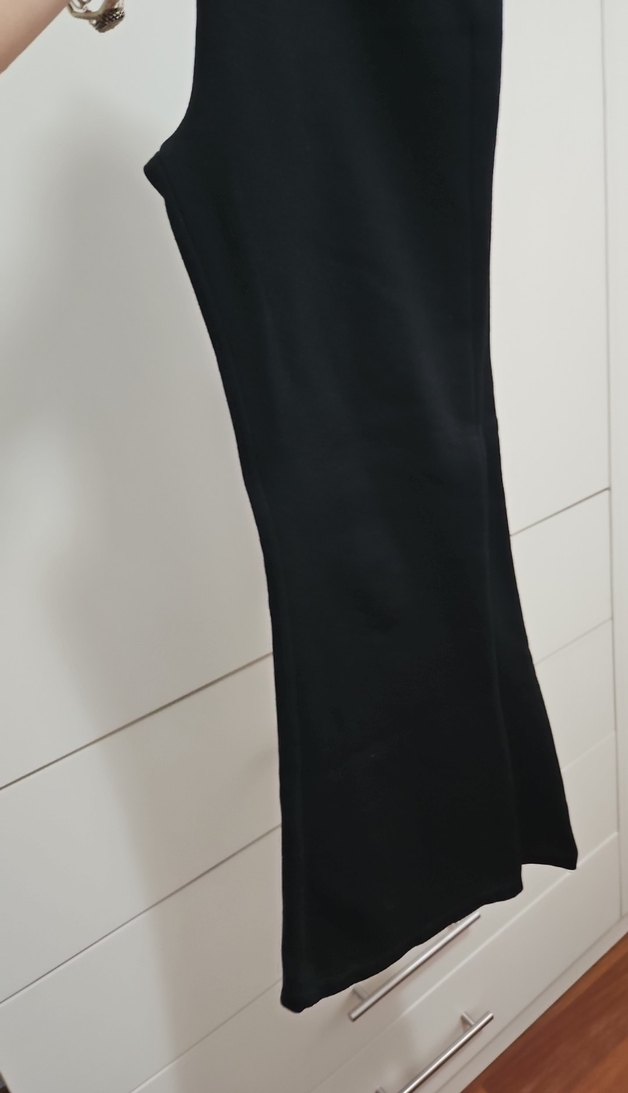 Siyah Tokalı çocukKumaş Pantolon - Görsel 3