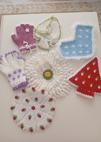 Renkli El Yapımı Lif Seti - Görsel 2