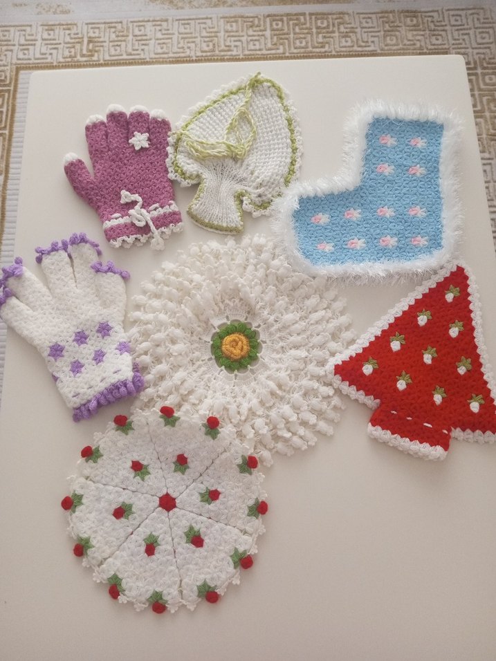 Renkli El Yapımı Lif Seti - Görsel 2