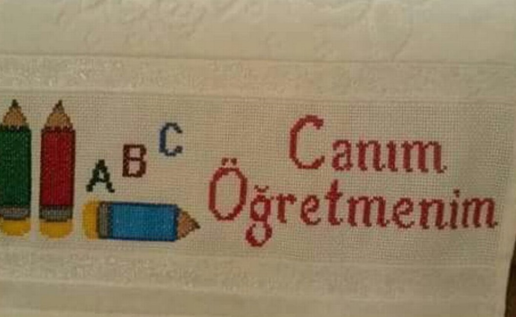 öğretmenler günü özel havlu - Görsel 2