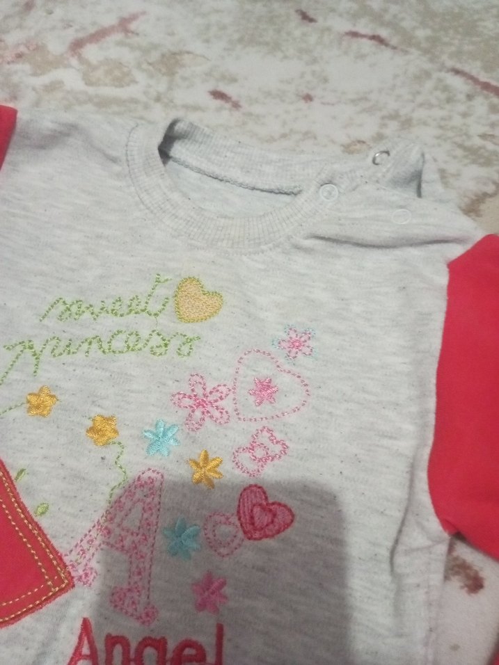 Kız Bebek Renkli Triko Takım Uzun Kollu - Görsel 2