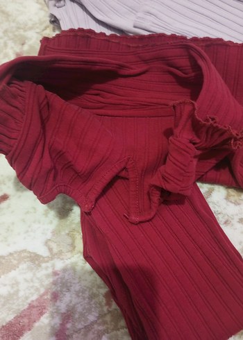 Kız Çocuk Renkli Fırfırlı Uzun Kollu Bluz - Görsel 2