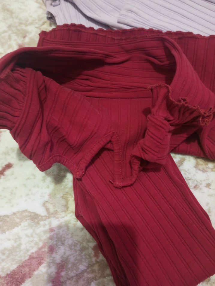 Kız Çocuk Renkli Fırfırlı Uzun Kollu Bluz - Görsel 2