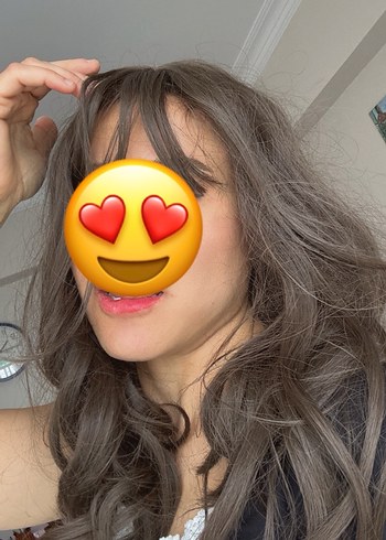 Doğal dalgalı kumral peruk - Görsel 13