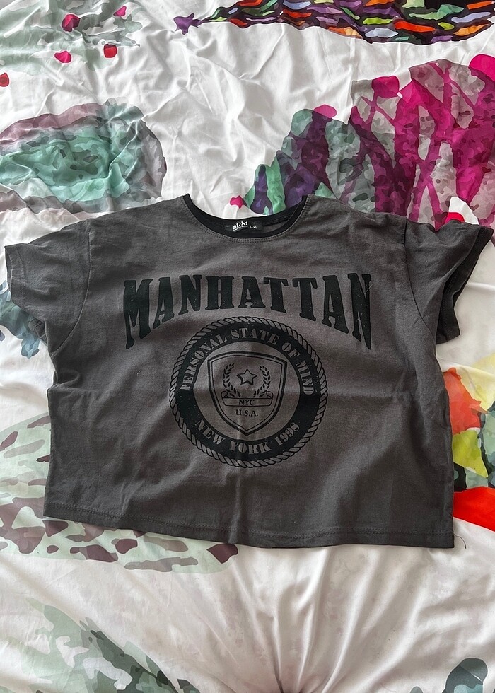 Bershka 2 adet griTişört - Görsel 4