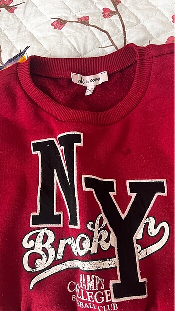 s Beden bordo Renk Bordo sweatshirt
