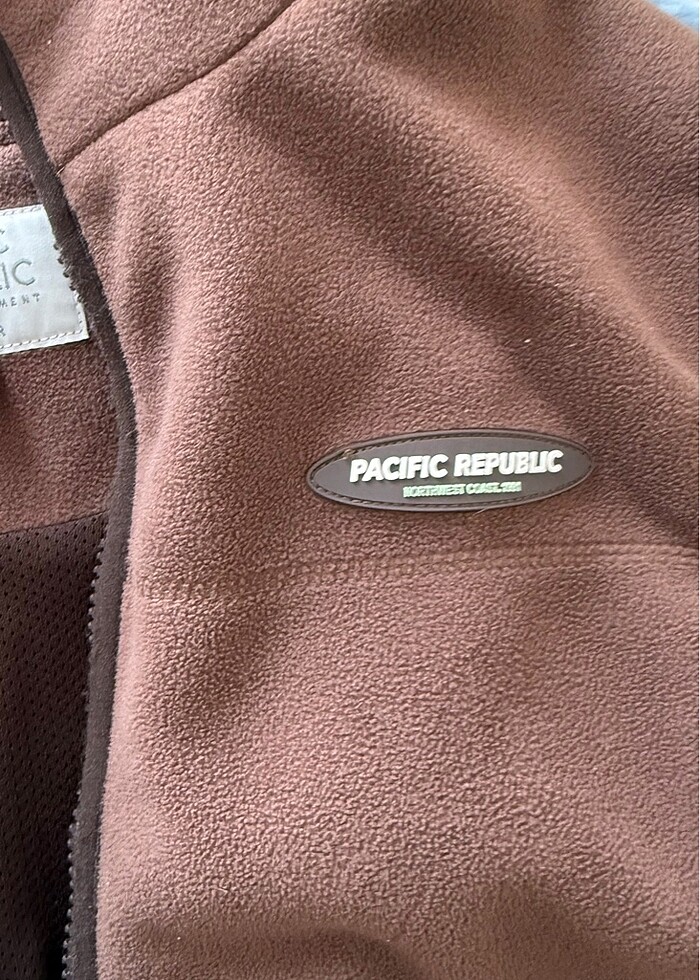 Kahverengi polar yelek - Görsel 5