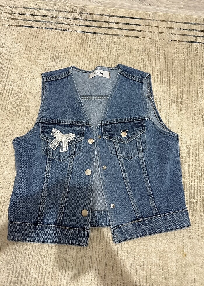 Mavi kot ceket - Görsel 2