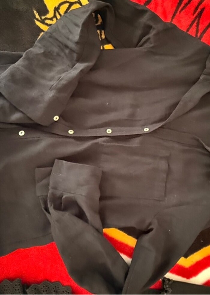 LCW siyah gömlek - Görsel 3