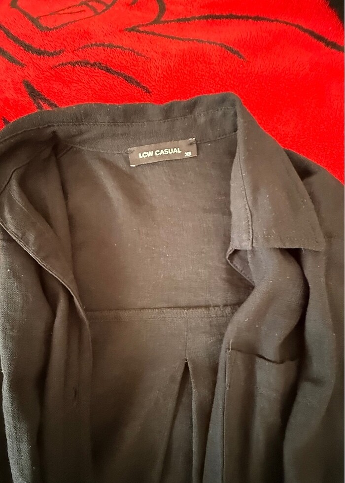 LCW siyah gömlek - Görsel 4