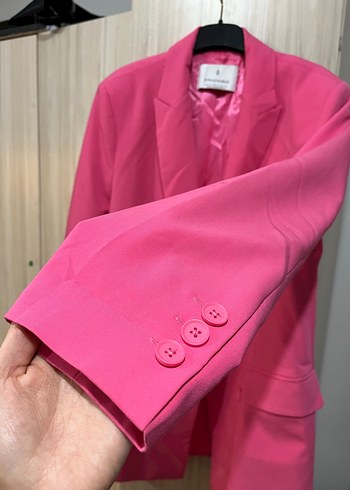 s Beden Stradivarius Pembe Kadın Blazer Ceket