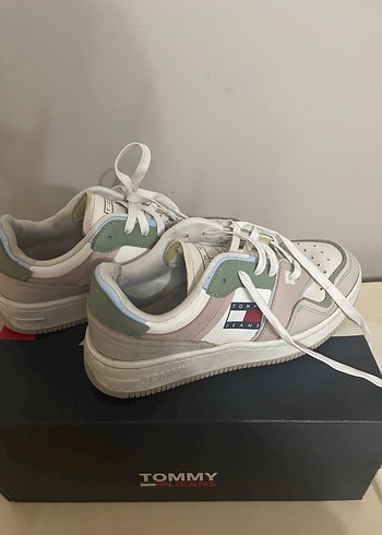 Tommy Hilfiger Tommy Beyaz Platform Topuklu Kadın Spor Ayakkabı