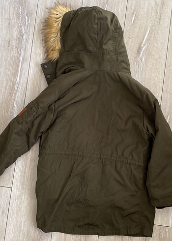Zara Zara Kahverengi Kürklü Erkek Çocuk Mont