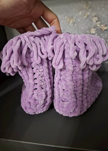 Örgü panduf - Görsel 3