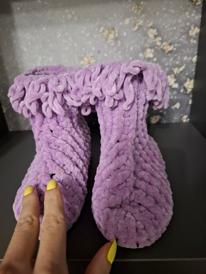 Örgü panduf - Görsel 2