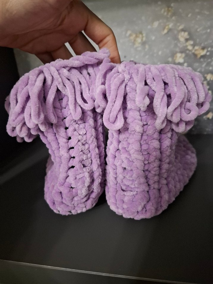 Örgü panduf - Görsel 3