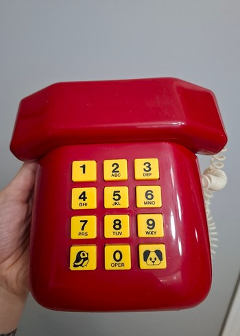 Vintage oyuncak telefon - Görsel 2