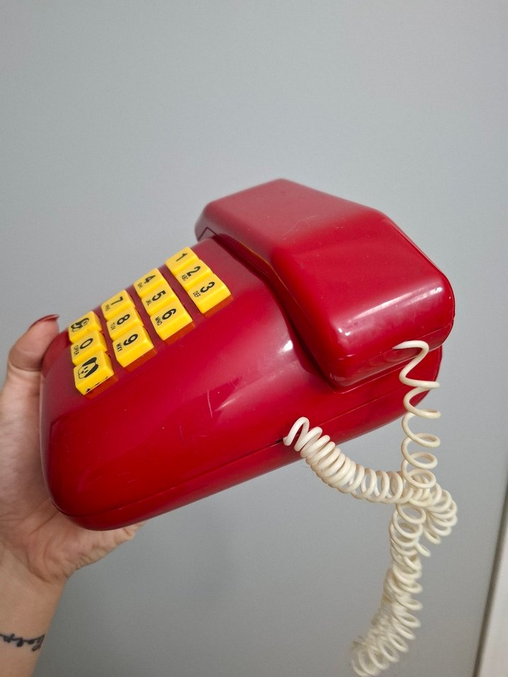 Vintage oyuncak telefon - Görsel 3