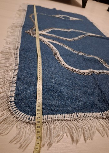 Vintage yünlü kilim - Görsel 6