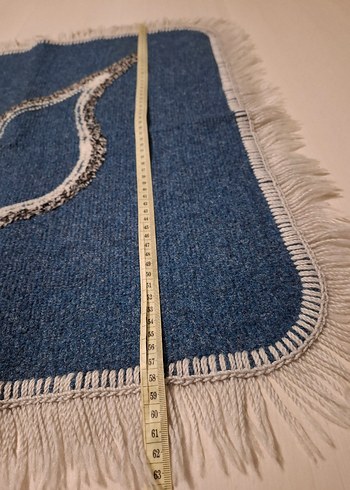 Vintage yünlü kilim - Görsel 7