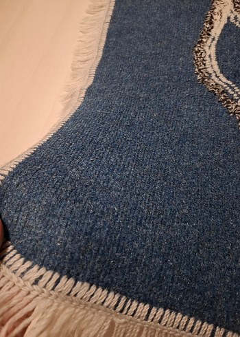 Vintage yünlü kilim - Görsel 4