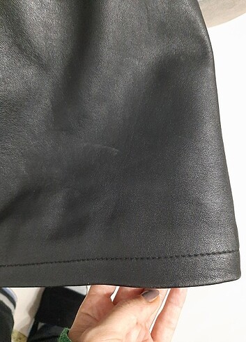 Vintage hakiki deri ceket - Görsel 9