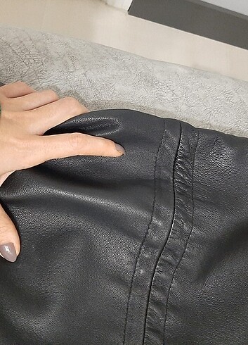 Vintage hakiki deri ceket - Görsel 10