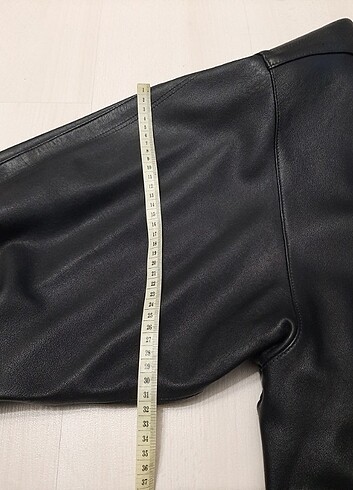 Vintage hakiki deri ceket - Görsel 15