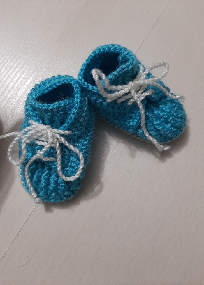 Örgü patik/çetik - Görsel 5