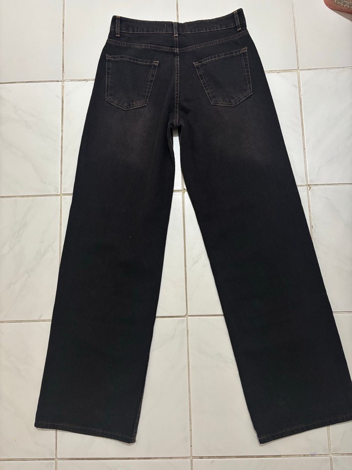 Kahverengi Regular Fit Kadın Jean Pantolon - Görsel 2
