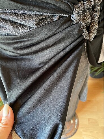 Twist gece elbisesi, hiç giyilmedi - Görsel 8