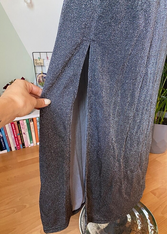 Twist gece elbisesi, hiç giyilmedi - Görsel 3