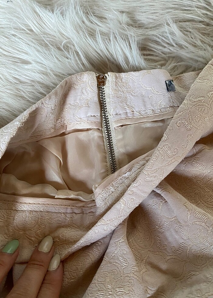 Şık mini yüksek bel etek - Görsel 4