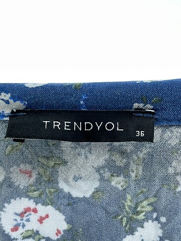 36 Beden mavi Renk Trendyol & Milla Uzun Elbise %70 İndirimli.