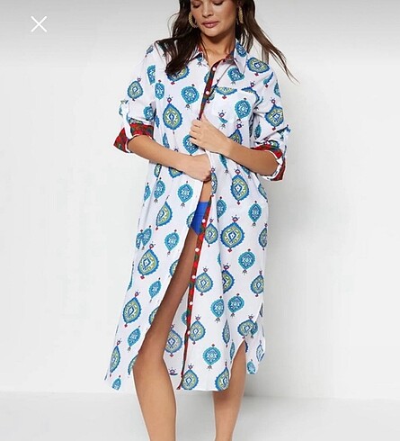 S m uyumlu kusursuz yenı plajgömlegı pareo tunik - Görsel 3