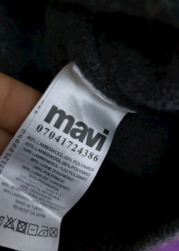 Desenli Gri Triko Erkek Kazak - Görsel 4