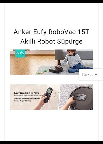 Anker eufy robovac robot süpürge 