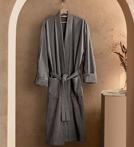 Gri Antrasit kimono bornoz