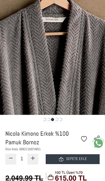 s Beden gri Renk Gri Antrasit kimono bornoz