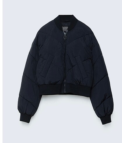 s Beden Stradivarius Siyah Bomber Ceket