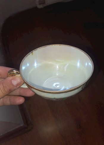 Beden çeşitli Renk Pastel Renkli Vintage Çay Fincanları