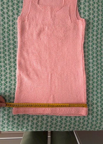 Kız Çocuk Pudra Rengi Triko Süveter - Görsel 4