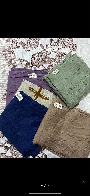 4 adet fresh scarfs şal