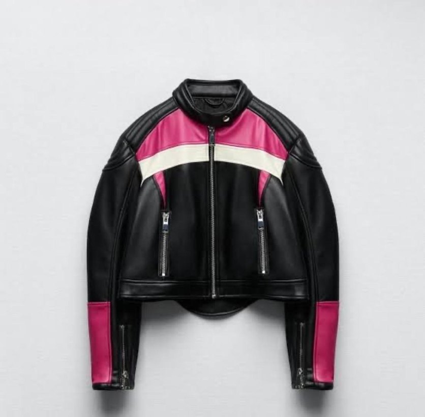 zara deri ceket - Görsel 3