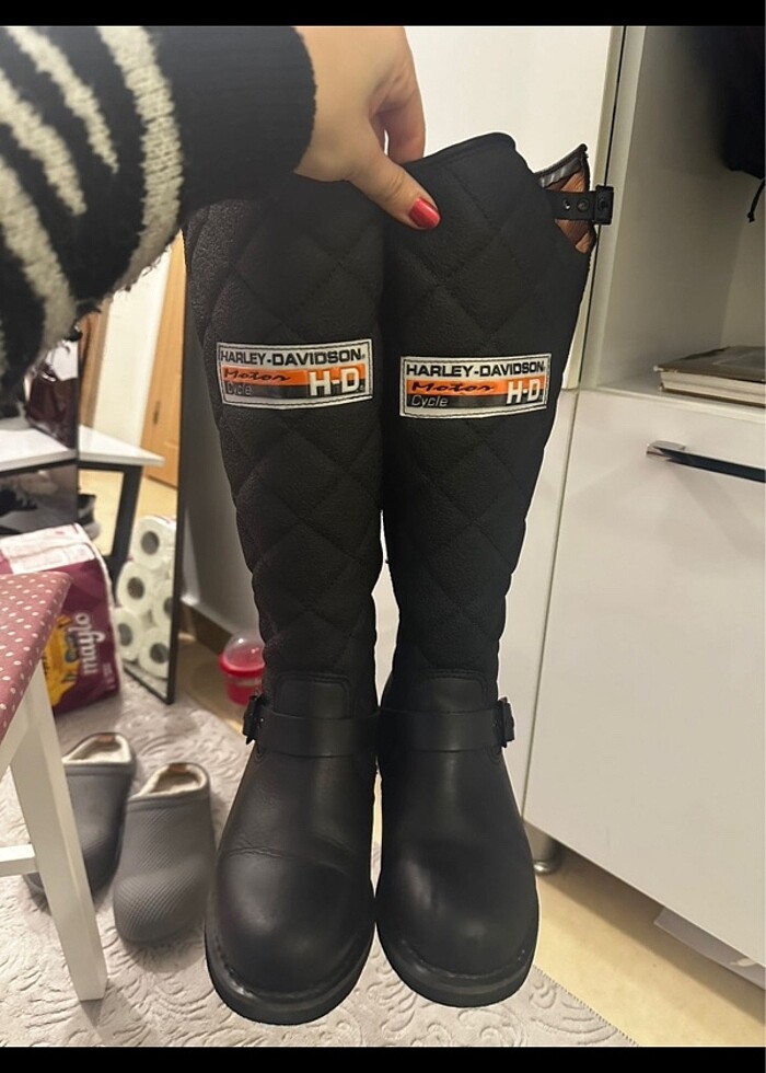 #harley #bot #çizme - Görsel 2