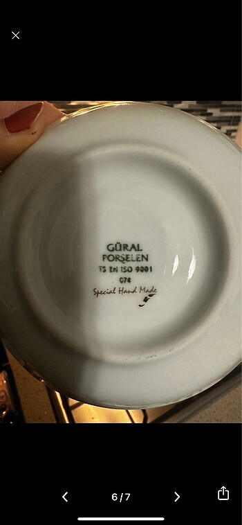 Beden çeşitli Renk #güralporselen #fincantakımı