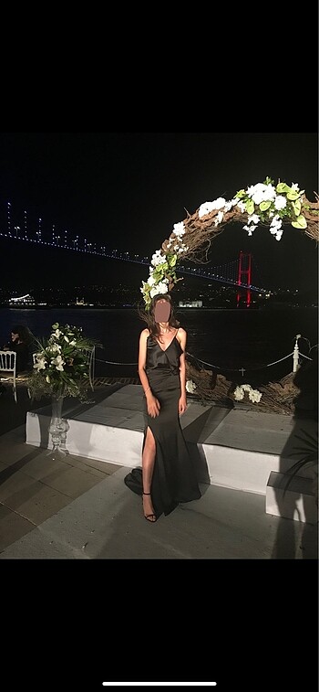 Violaandvesper Siyah uzun abiye